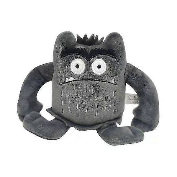 6 stk./sæt Plysdukke Peluche Appease Coulor Følelser Plushie Fyldt Legetøj Til Børn Jul_v (YJD) Gray