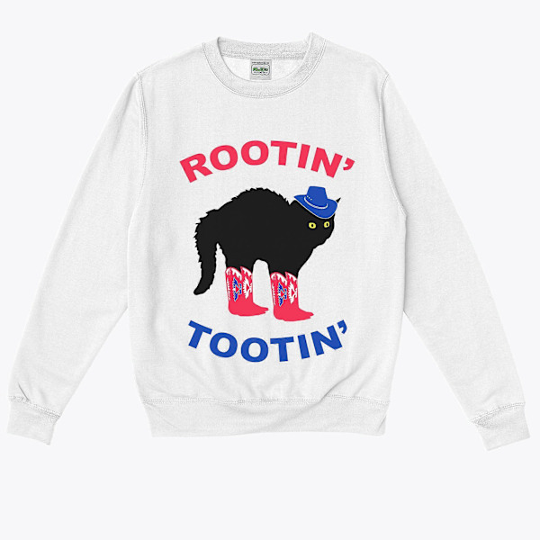 Rootin Tootin Cowboy Cat 1 Pearl Cat Studio sweatshirt ROCKINSTONE[HK] XXL