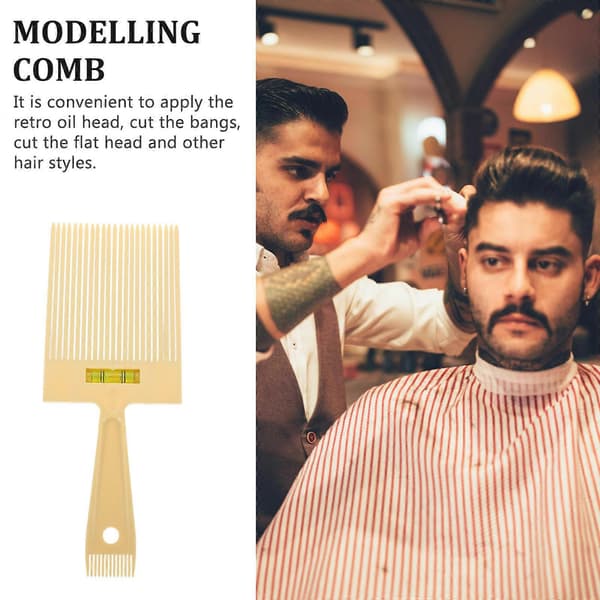 Flat Top-kam frisörkam för män hårstyling 2 st multifunktion[YJD]