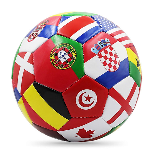 Fodbold Størrelse 5 Professionel Fodbold til Drenge og Piger Teenagere Rekreation[HK] 21.5cm Multicolor