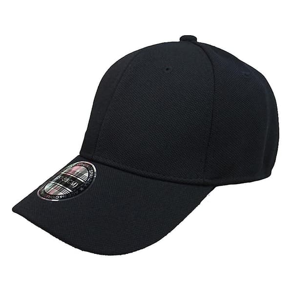 Sort Baseball Cap Mænd Kvinder Snapback Hatte Caps Mænd Fitted Lukket Fuld Cap[YJD] Black 1pc