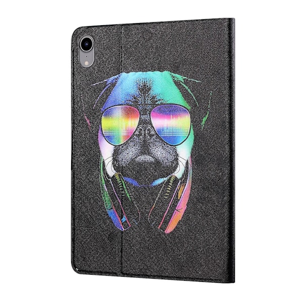 Värillinen piirros nahkakotelo iPad 10. sukupolvelle 10.9 2022[HK] Multicolor