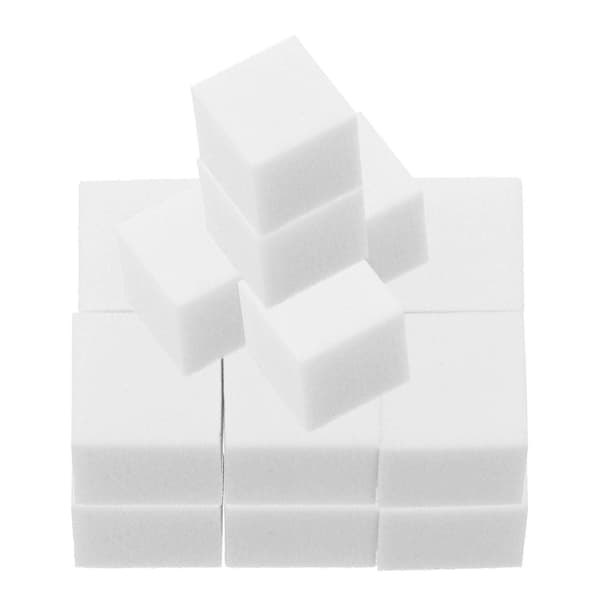 Nagelkonstverktyg vit svamp för blandning av nagellack 400-pack [YJD]