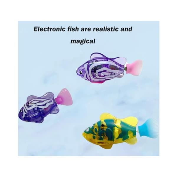 Robotfisk badeleke - 2 stk - Lyse farger - Barn Bright colors
