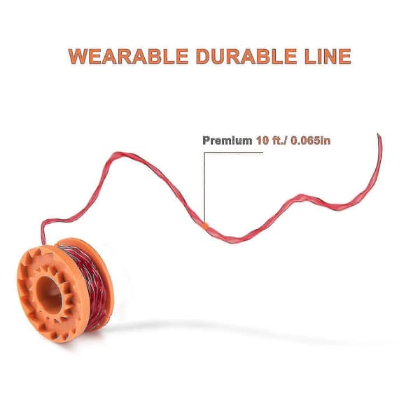 12 stk. trimmerspoler for Worx Wa0010 Autofeed System [YJD]