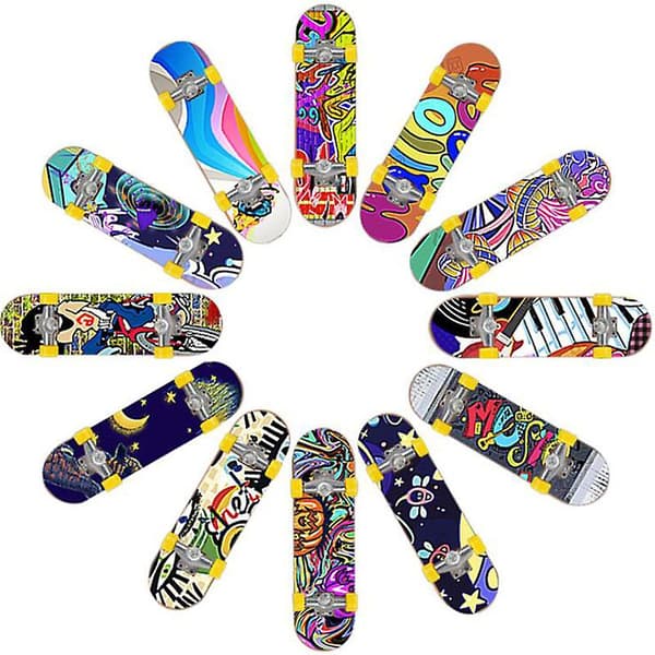 1 stk. Sød Mini Fingerboard Skate Boarding Gave Legetøj til Børn [YJD] Random 1pc