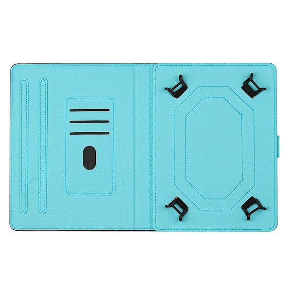 10 tuuman universaali personoitu maalattu marmorikuvioinen tikattu nahkakotelo vaaleanpunainen sininen marmori [HK] Multicolor Style C iPad 10.2 (2021)