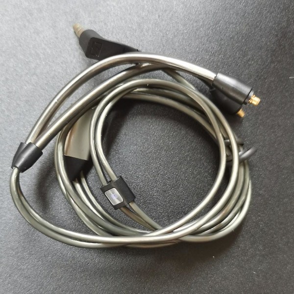 Ersättning Aux 3,5 mm kabelförlängningssladd för Sennheiser Ie300 Ie900 hörlurar hy