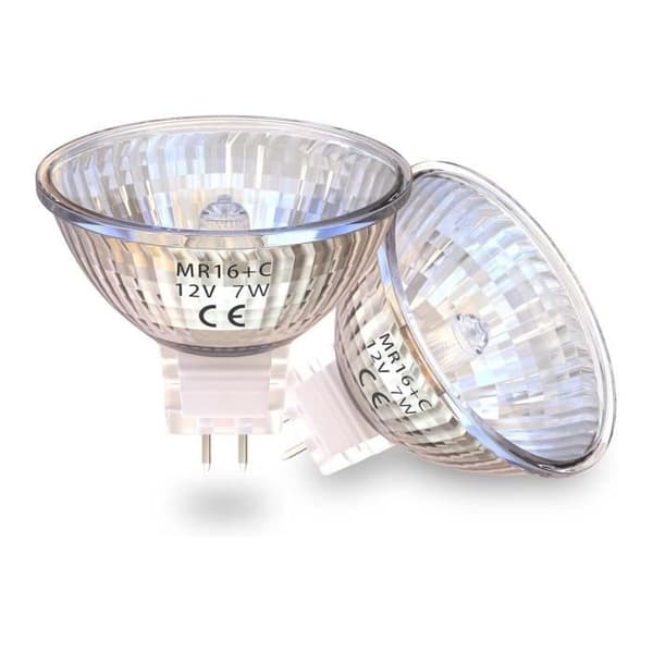 MR16 7W halogenlampa - Varmvit 2800K - Reflektor - Spot - Dimbar Warm white