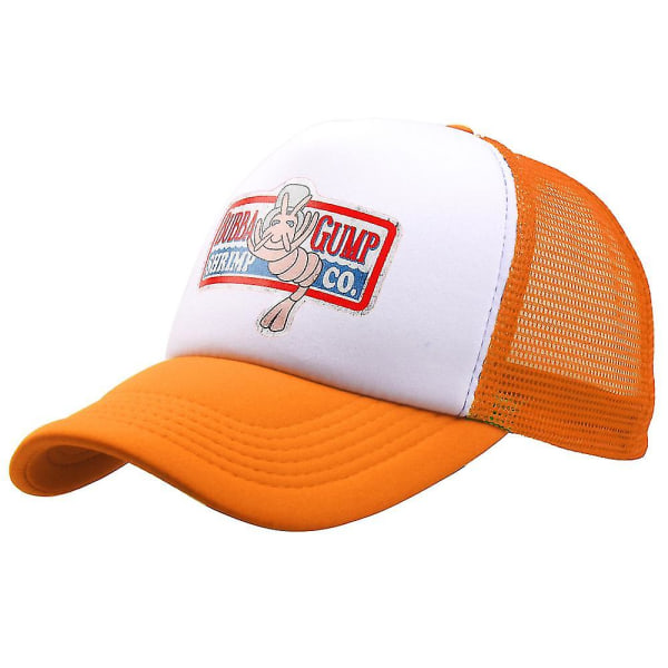 Justerbar Bubba Gump cap Shrimp Co. Broderad hatt Forest Gump kostymhattar Cap Mesh