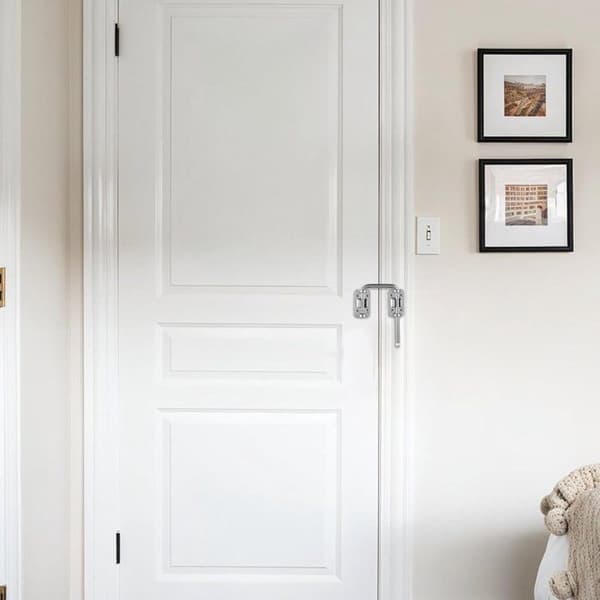 Universal one-piece door lock - Suitable for horizontal sliding windows, shed doors, garage doors...