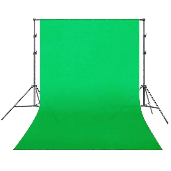 Valokuvausstudio Taustakangas Vihreä Valkoinen Musta Chromakey 1,6m Leveä Tausta (1,5x3m, vihreä) [YJD] Green 1.6x3M
