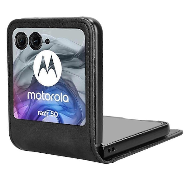 Motorola Razr 50 5G Lompakkokotelo Iskunkestävä Nahkainen Puhelinkuori [HK] Multicolor Style D