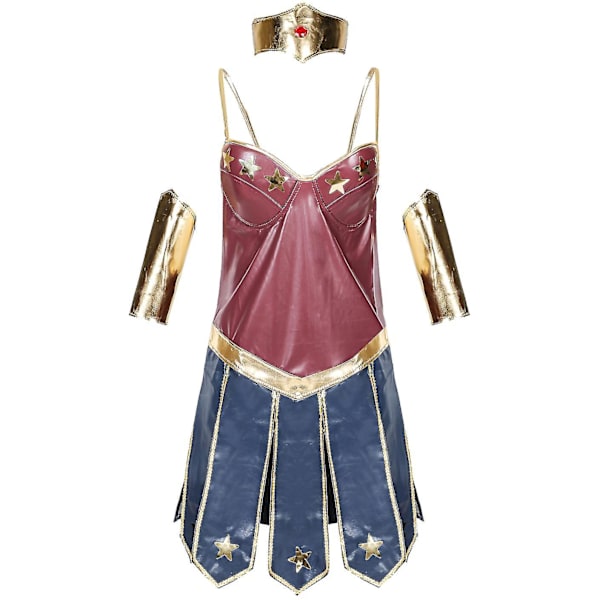 Wonder Woman -asuja Halloween-hyppyasuja naisille - 2 M M