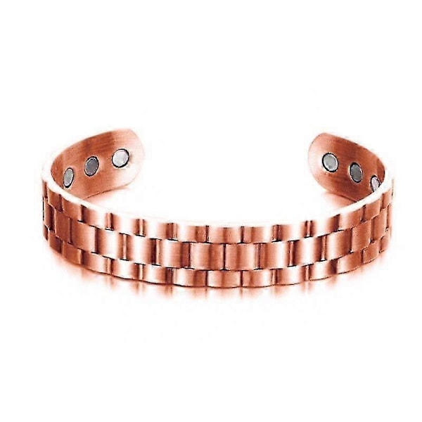 Biancat Prostapower Magnetiskt Koppararmband, koppararmband för män [HK] Rose gold