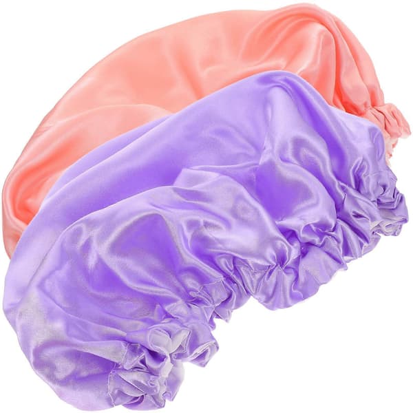 Satinduschmössor Badhuvor för kvinnor 10-pack Kollektion[YJD]