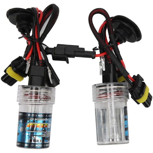 Hodelykter, HID Xenon Hodelykter, 2 stk H11 Hodelyktpære 35W 6000K 3250LM Høy Lysstyrke Hvitt Lys L