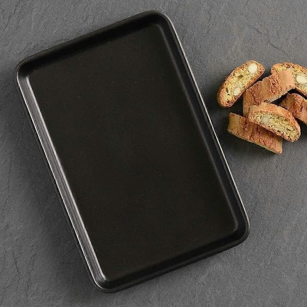 Nem at rengøre nonstick rustfri stålpande, solid robust konstruktion til små ovne, sund rustfri stålkerne og jævn bagning, multifunktionel