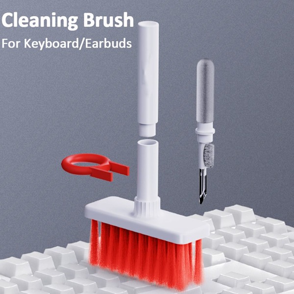 Hovedetøj rengørings pen Tastatur rengøringsbørste sort [kk] black