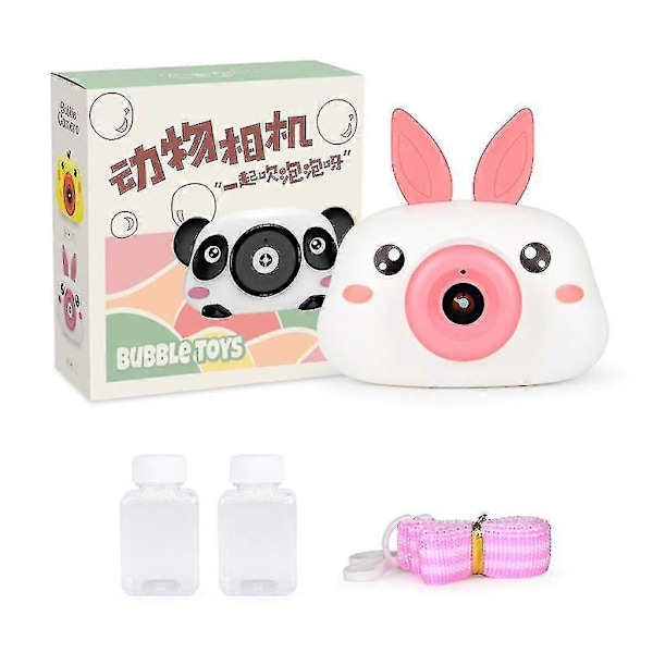 Plast Kamera Bubbelmaskin Bubbelkamera Bubbelblåsare Kamera För Barn[YJD] Rabbit