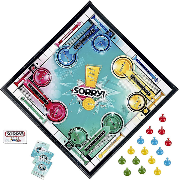 Hasbro Gaming Beklager! Parker Brothers Familiebrettspill For 2 Til 4 Spillere Fra 6 År Og Oppover[YJD]