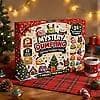 DIY Mochi Squishies Leksaker, Mjuka Giftfria TPR Långsamt Stigande Stresslindrande Sensorisk Leksak, 24-dagars Julkalender, Julklapp för Barn Black