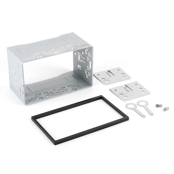 2-Din Center Control DVD-spelare Ram Navigationsram Fascia Trim Kit Universell Tillbehör[YJD]