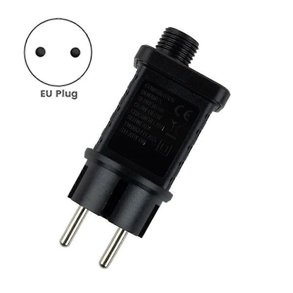 Strömadapter 31V 6W Uteffekt 100V-240V Åtta Funktioner EU-kontakt[HK] Black