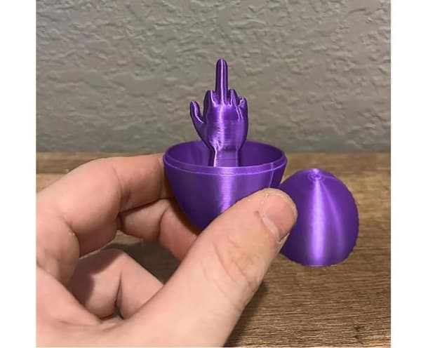 3D-printade långfingerägg, långfingerpåskäggspresent för vuxna, överraskande långfingerpåskägg, ÖVERRASKNINGSPÅSE[YJD]