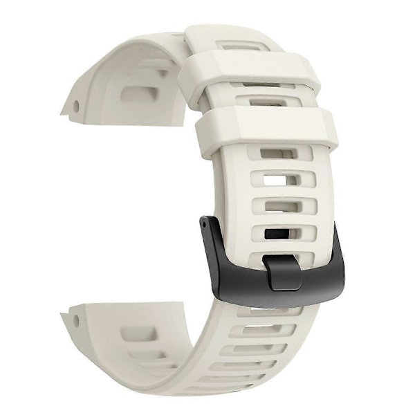 Silikoninen kellon ranneke Garmin Instinct -kelloon - Harmaa[HK] White Multicolor