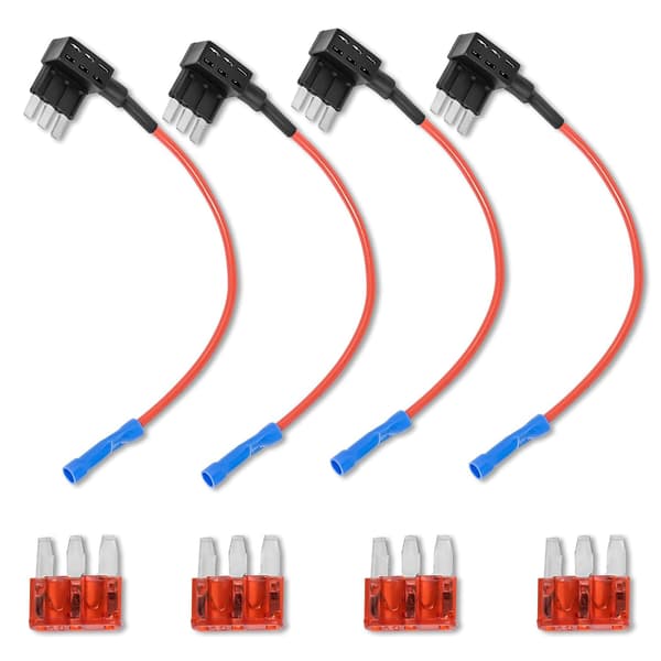 8 stk. Micro 3 sikringsholder Add-A-Circuit udvidelig 12V strømadapter til underglødelys, indvendige LED'er, biltilbehør [YJD] 4