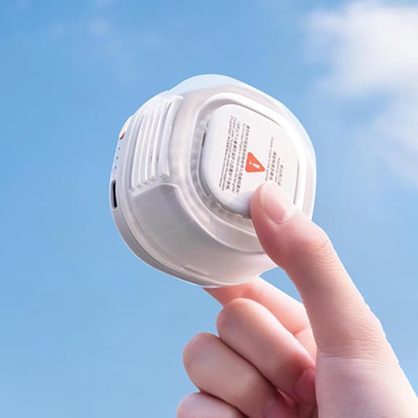Bærbar og genopladelig ventilator – 3 hastigheder, 360-graders rotation, bælte-monteret ventilator (JYD)