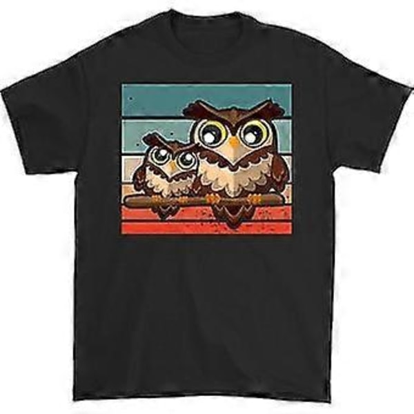 Owls retro t-paita ROCKINSTONE[HK] XXL