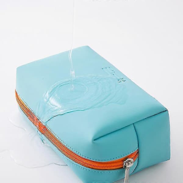 PU Clutch Opbevaringstaske PU Kosmetiktaske Mini Opbevaringstaske, Blå Stjernelys[YJD]