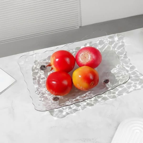 2-etasjes fruktstativ i luksuriøst og estetisk design – Elegant matutstilling [YJD] White