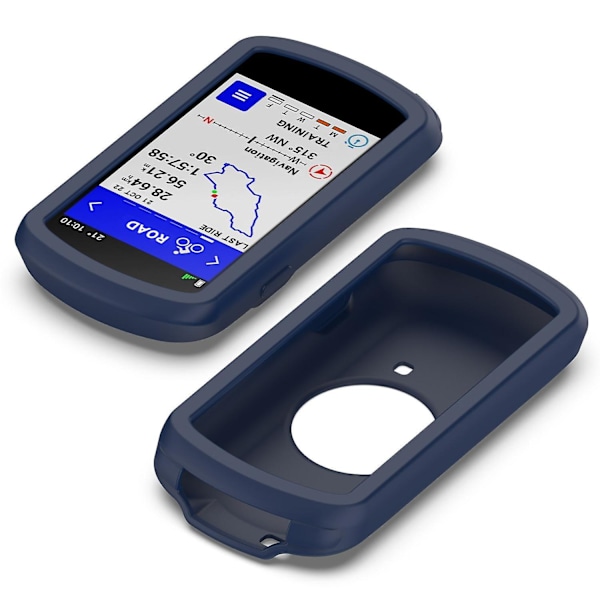 Garmin Edge 1040 Reptålig Mjuk Silikonfodral Cykeldator GPS Skyddande Skal (YJD) Blue Style A