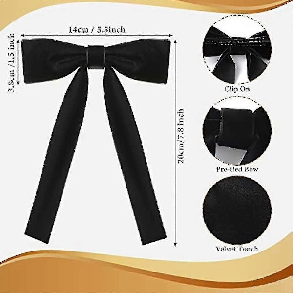 2-pack Western Slips För Män Kentucky String Tie Clip On Fluga Colonel Sanders Svart Cowboy Fluga Party Svart One Size 2-18-Good-Yvan[HK]