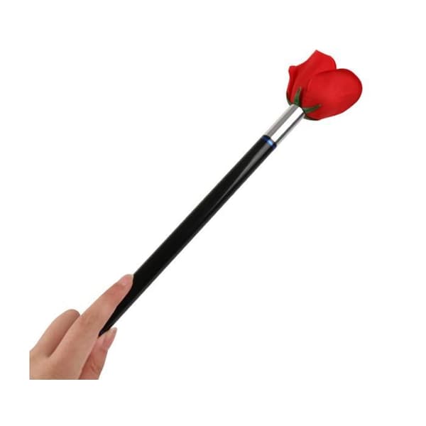 Tryllestav til begyndere, kunstig roseblomst til trylletricks og sceneshows[YJD]