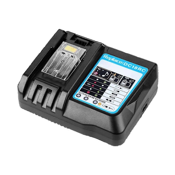 För DC18RC Batteriladdare Med LED-Display 14.4V 18V 6Ah BL1830 BL1430 BL1860 BL1890 Verktyg Ström Ch[YJD]