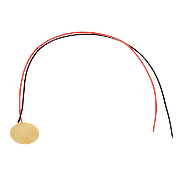 12 stk 27mm Piezo-skiver med ledninger Mic Trommeutløser Akustisk Pickup CBG Gitar (YJD) As shown