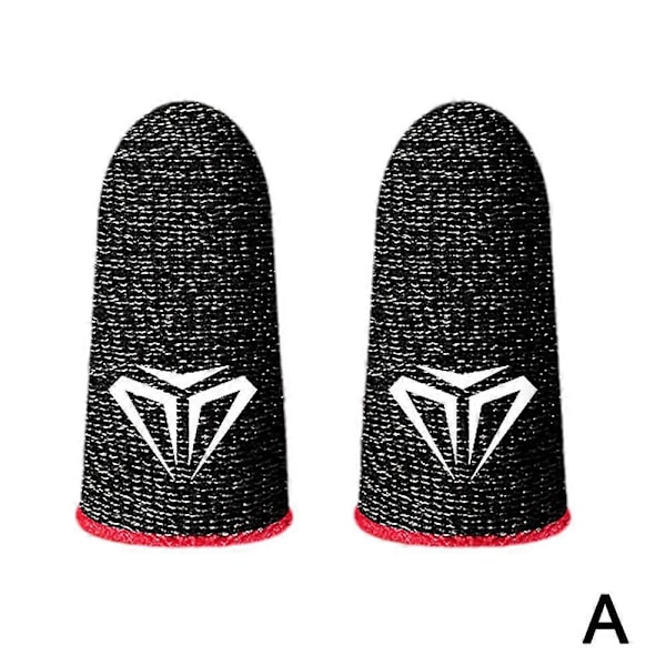 Mobiilipeli Sormenpääkäsineet PUBG-pelaajille Hienkestävät Liukumattomat Sormisuojat [HK] 1 Pair RED