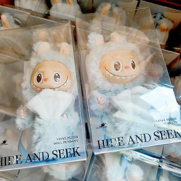Labubu Singapore Limited Merlion Sjöjungfru Labubu Vinyl Plyschdocka Kawaii Docka Figur Dekor Hänge Leksak Gåvor Replika Hög Kvalitet[YJD] with box