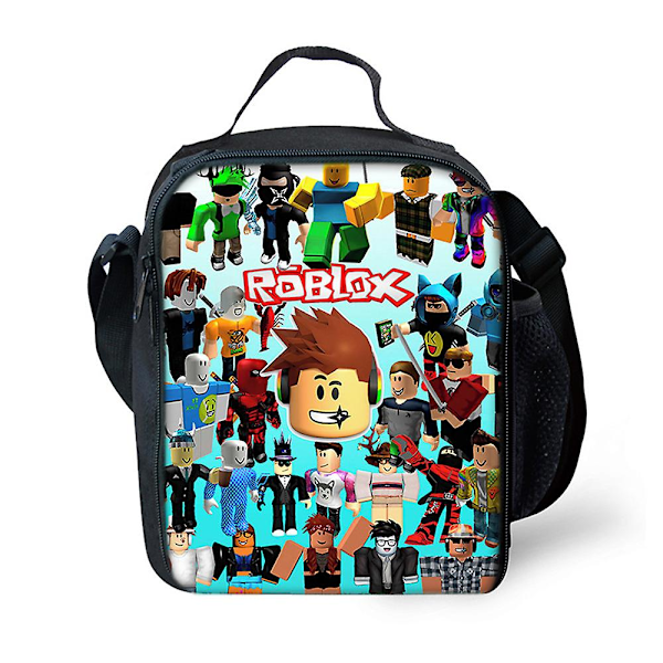 Roblox Lunchboxväska, återanvändbar Lunchbox för Picknick Skola, för Varma eller Kalla Snacks & Bento Boxar Presenter [kk] A