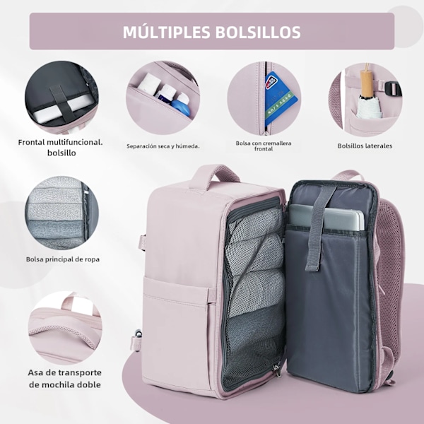 Ryanair-matkalaukku miehille ja naisille, lentomatkalaukku, 40x20x25 Green