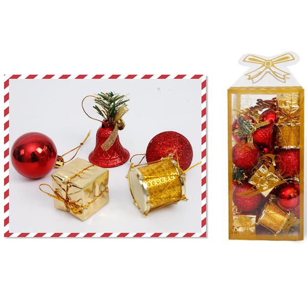 Juletrepynt. [YJD] Red 1set