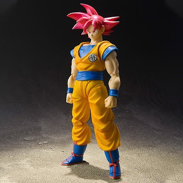 6.3' Dragon Ball Z Goku Gokou Super Saiyan Action Figure -hahmo lelulahja faneille ja lapsille (YJD) A