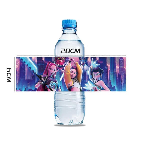 K-Pop Demon Hunter Børnefødselsdag Tema Fest Dekoration Banner Kage Topper Tilbehør[YJD]