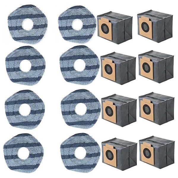 X10 Pro Omni -robotti-imurin lisävarusteet: moppipäät, pölypussit As Shown
