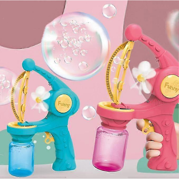 Automatisk Bubbelpistol Bubbelblåsare Utan Bubblor[YJD] red