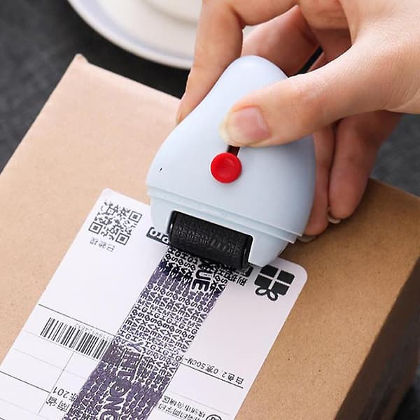 Lådöppnare Sekretesskydd Försegling Roller Multifunktionskod Informationsskydd[YJD] Blue 1pc